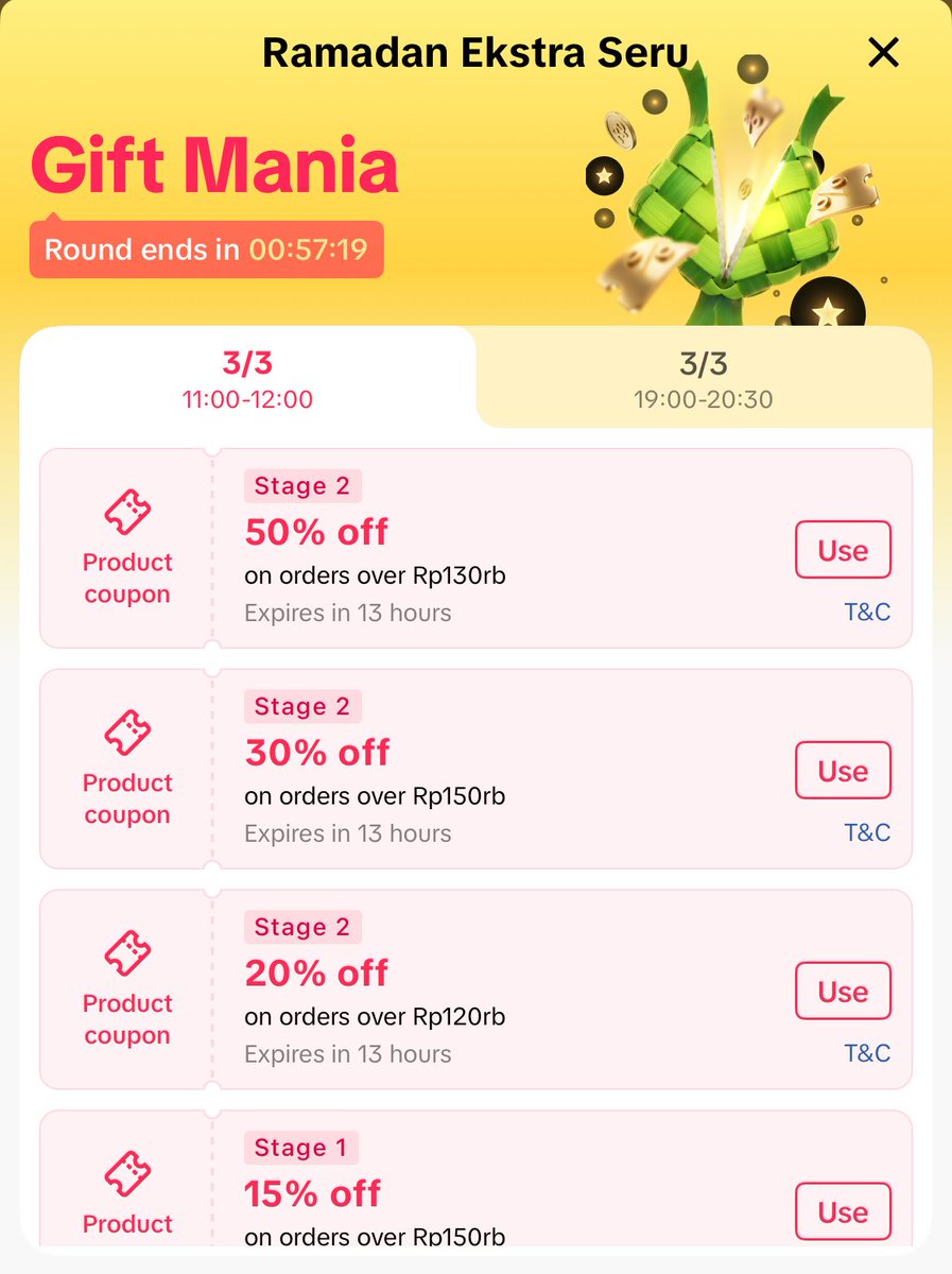 avocudry's tweet photo. List barang yg bisa pake voucher tiktok gift mania 50%✅✅

Ada d’alba dan masih banyak lagii‼️ https://t.co/drhCqi76QY