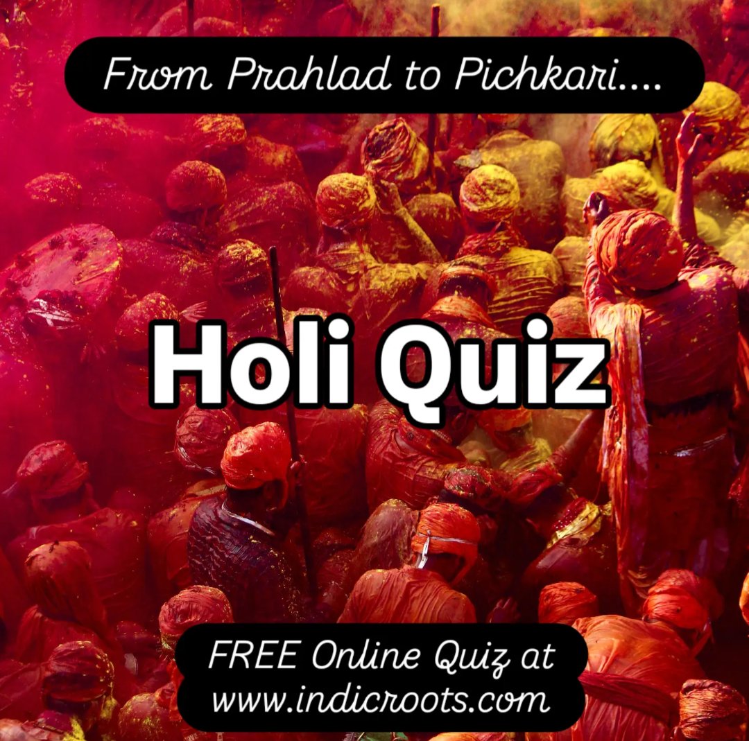 indicroots8's tweet photo. Let's see how much your child knows from Prahlad to Pichkari...😇

Free Holi Quiz For Children!  https://t.co/LjQqWgjejF

#Holi2026 #holifestival #Holika #HoliVibes https://t.co/QlWjrM1LLD