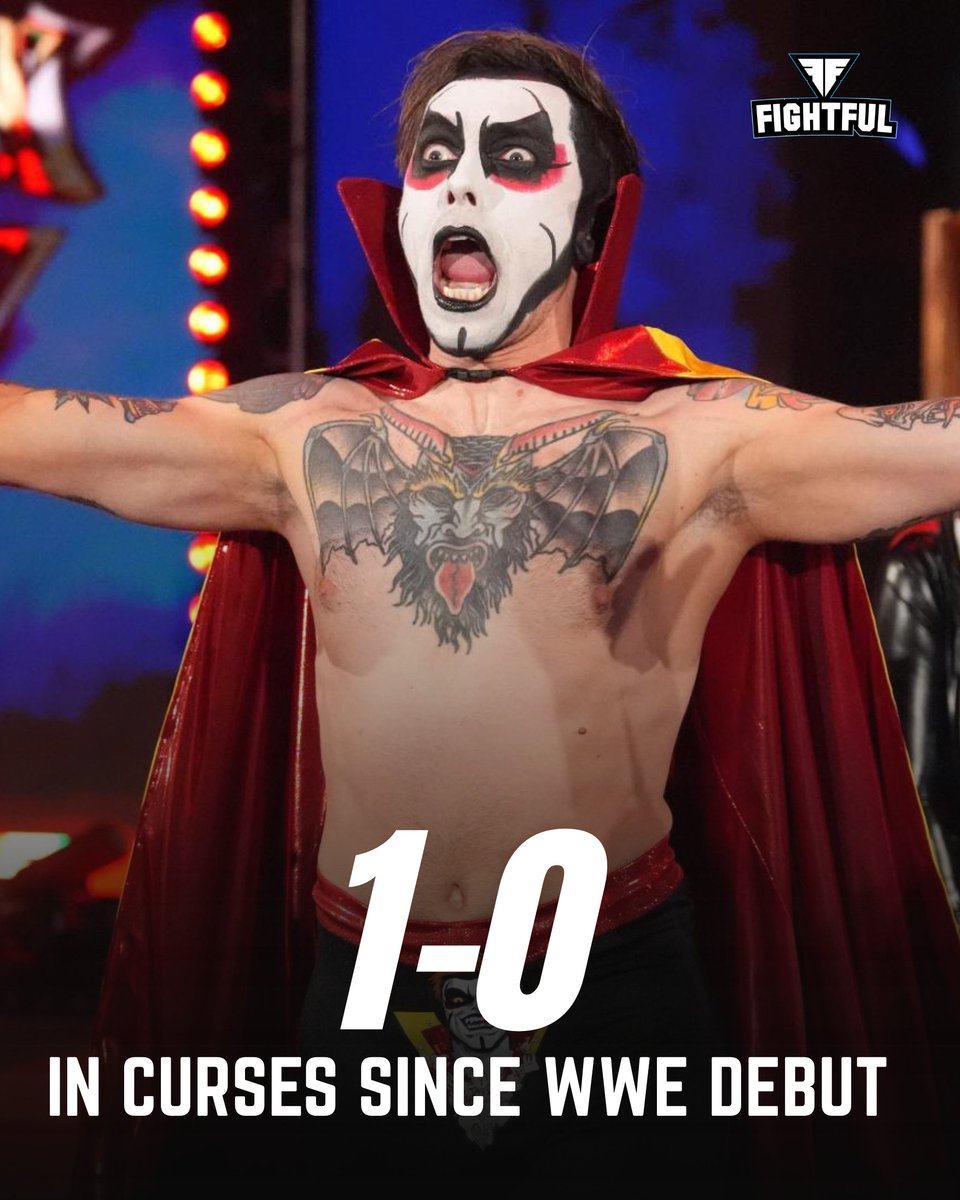 Danhausen is 1-0 in curses in WWE