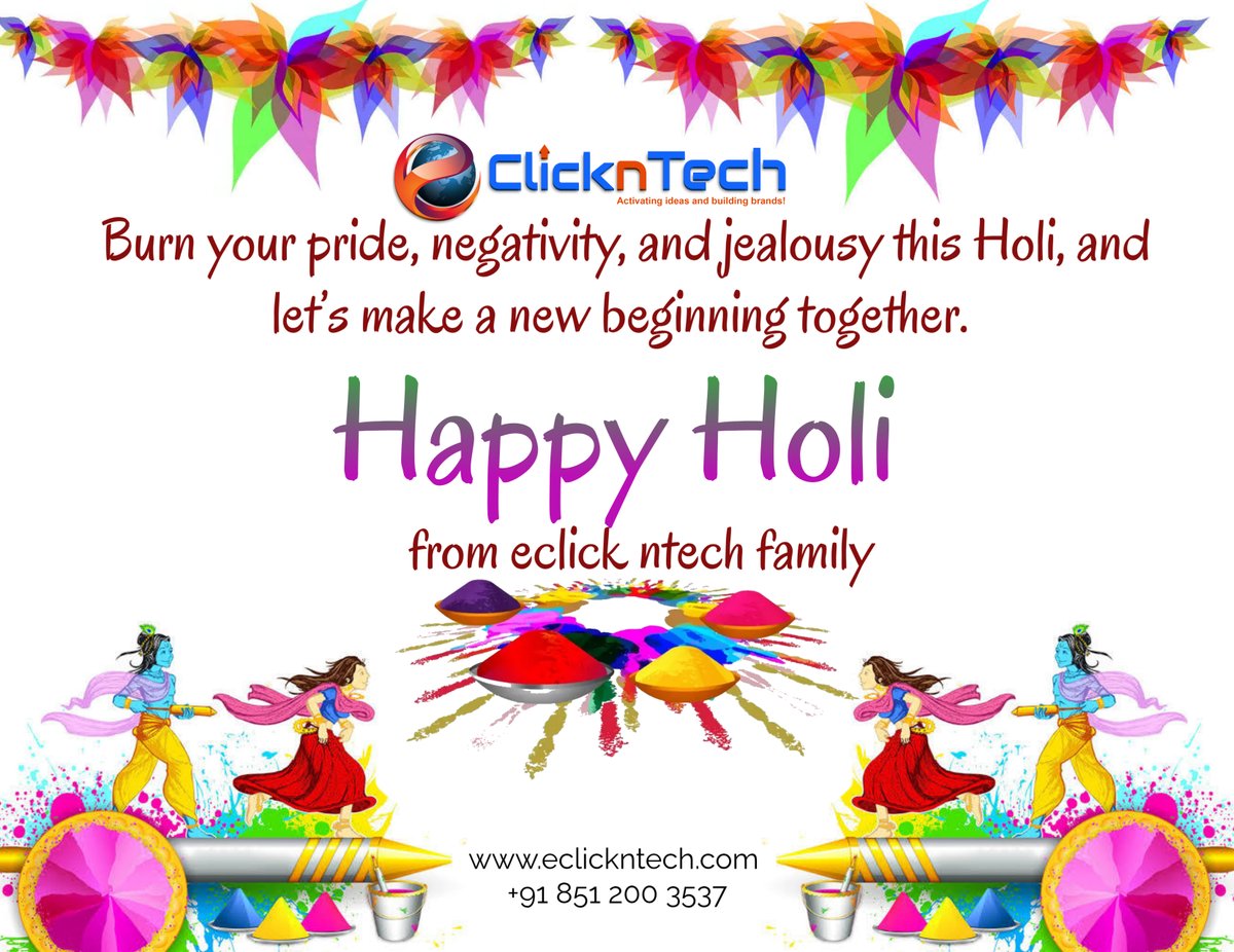 eclickntech's tweet photo. Celebrate the festival of colors with vibrant ideas, bold designs, and powerful digital presence.
#HappyHoliEveryone #CorporateLife #WebsiteDevelopment #BrandIdentity #DigitalTransformation #CreativeStudio #Holi2026 #MarketingAgency https://t.co/iHe6txAm4J