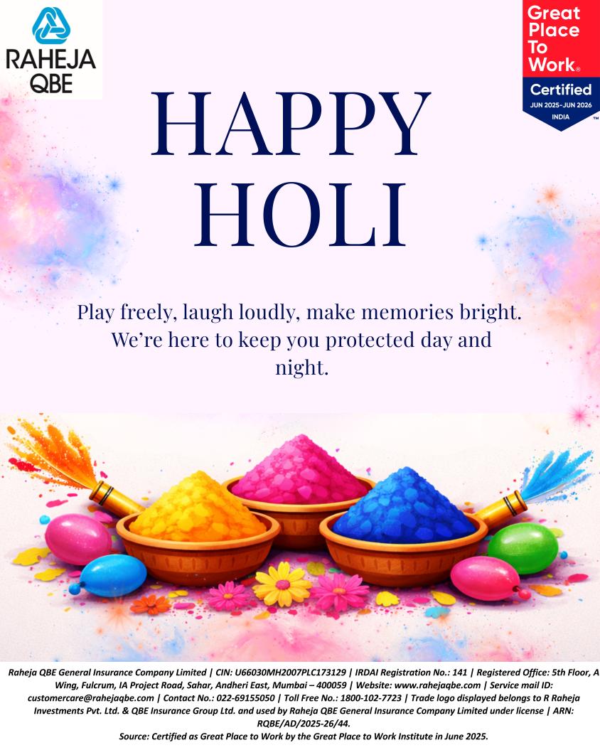 RQBEGI's tweet photo. Celebrating the colors of joy today, protecting what matters every day. Happy Holi!!

#HappyHoli #Holi2026 #FestivalOfColors #RangBarse
#HoliHai #ColorfulVibes https://t.co/nucDR2hCEn