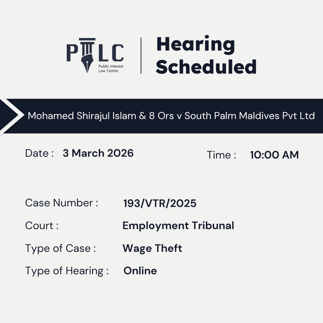 Public Interest Law Centre tweet media