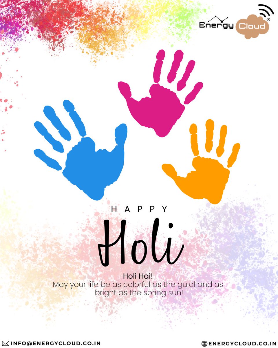 energycloudtech's tweet photo. Celebrating the spirit of togetherness, growth, and happiness this Holi.
Wishing you a safe and joyful festival! 🎨🌈

#energycloudtech #HappyHoli #Holi2026 #FestivalOfColors #ColorfulCelebratio #HoliVibes https://t.co/hPSoci5Dr6