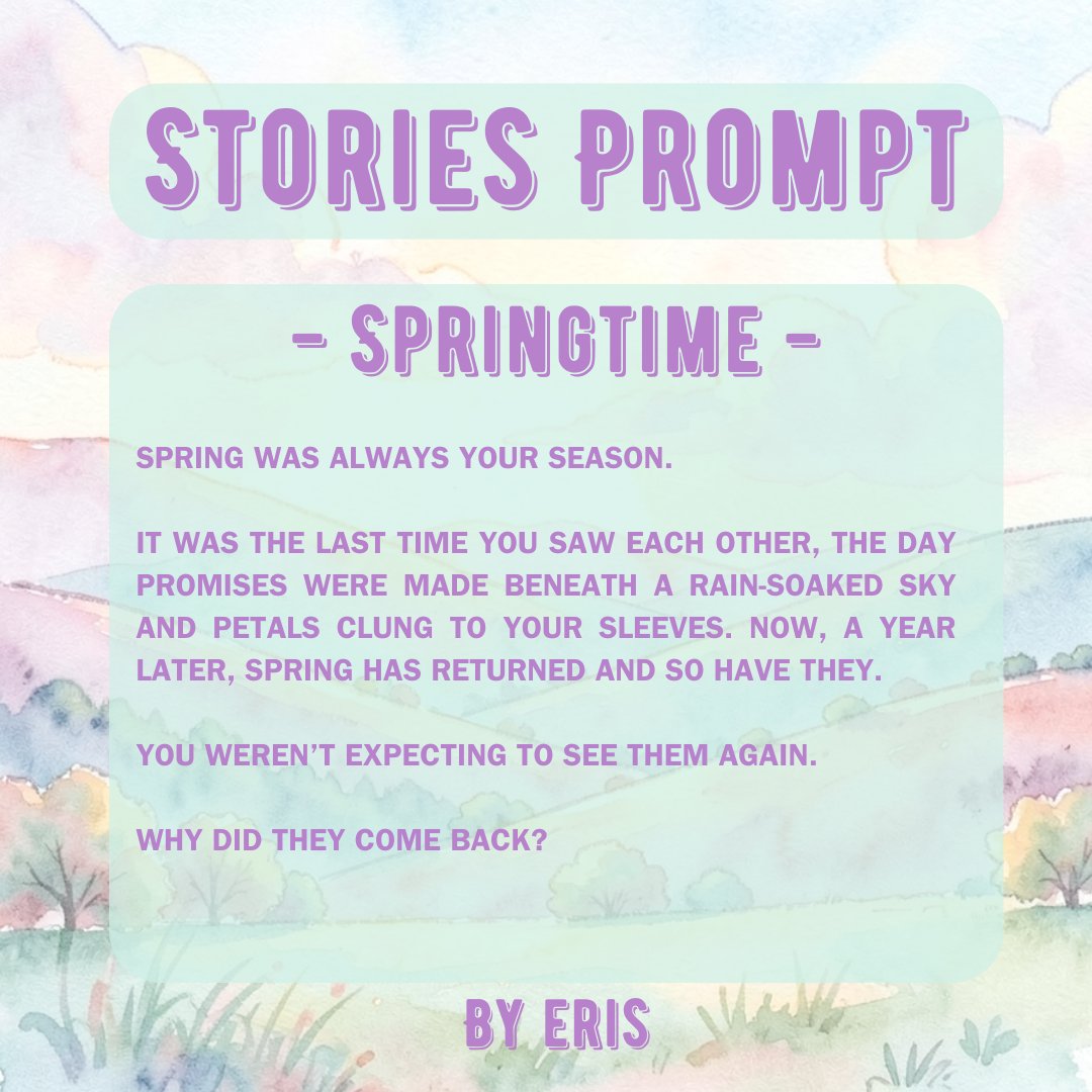 storiesphilia's tweet photo. ㅤㅤ 　　　 

          ⸺ 𝒫rompts #4 
          #StoriesPrompt 
      ㅤㅤ  ．．．𝆆     ❣ ❣ ❣
      ㅤㅤ 
ㅤㅤ https://t.co/5jiXk6SyQE