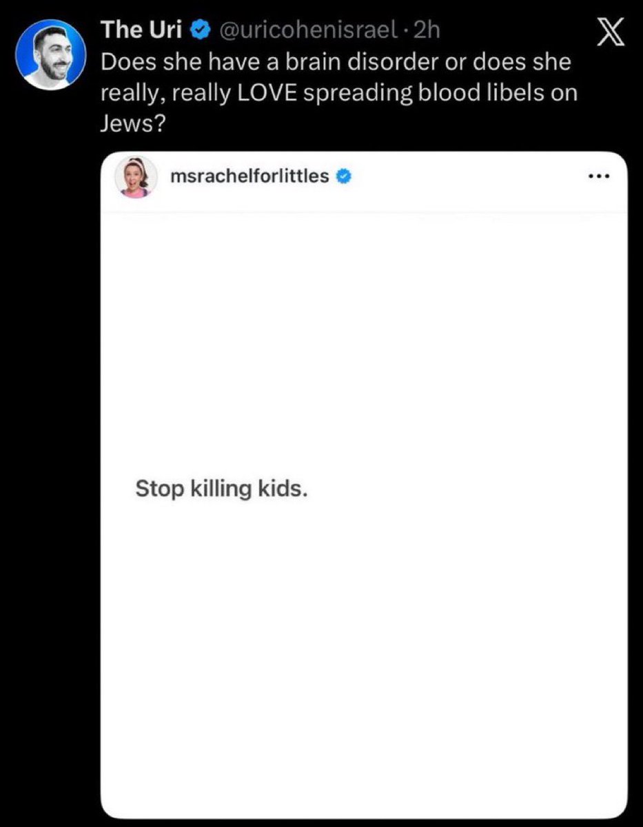 OunkaOnX's tweet photo. Just say "Stop killing children" with no context, and Zionists know the message is for them https://t.co/9lV38BPVGr