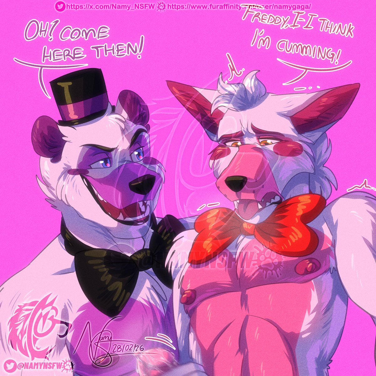 Namy_NSFW's tweet photo. Funtime Freddy x Funtime Foxy!
I never thought anyone would ask for NSFW content of those two, it's awesome!

Annonymous comm!

My commission prices here: https://t.co/E5FOJng7a8
#FNAF #SisterLocation #NSFW #Namynsfw #funtimefreddy #funtimefoxy #gayNSFW https://t.co/BYhaPnNLym
