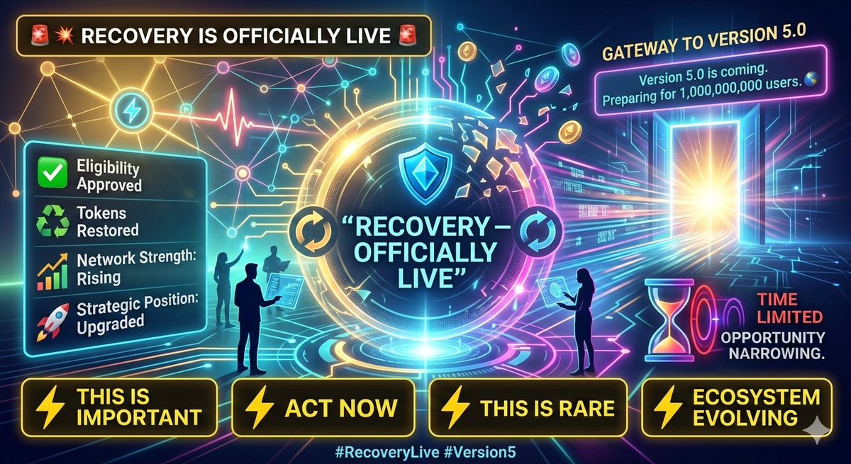 MullaValib70431's tweet photo. ⚠️Beware of “Version 5.0 Recovery” scams claiming to restore tokens or upgrade positions.
🚫Do NOT click links,download attachments,or share passwords/seed phrases.
⏳Ignore urgent demands like “ACT NOW.”
✅Verify updates only via official channels.
#InterLink #RecoveryLive #V5 https://t.co/ZjV5kovz7h