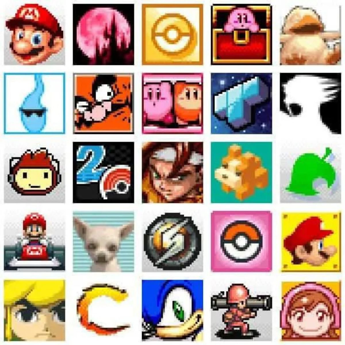 Old Nintendo DS Games Icons