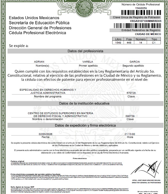 Yan_Varela's tweet photo. Por fin concluí el trámite de mi cedula de especialidad https://t.co/S5V5HKBmTa