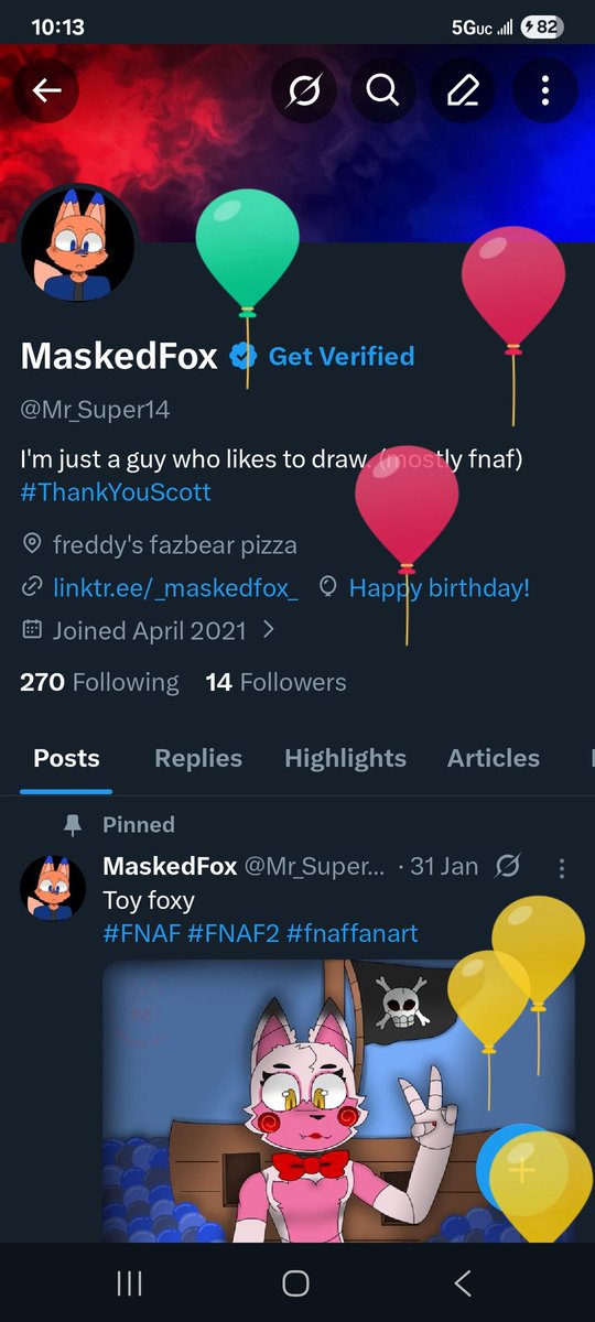 MaskedFox tweet media