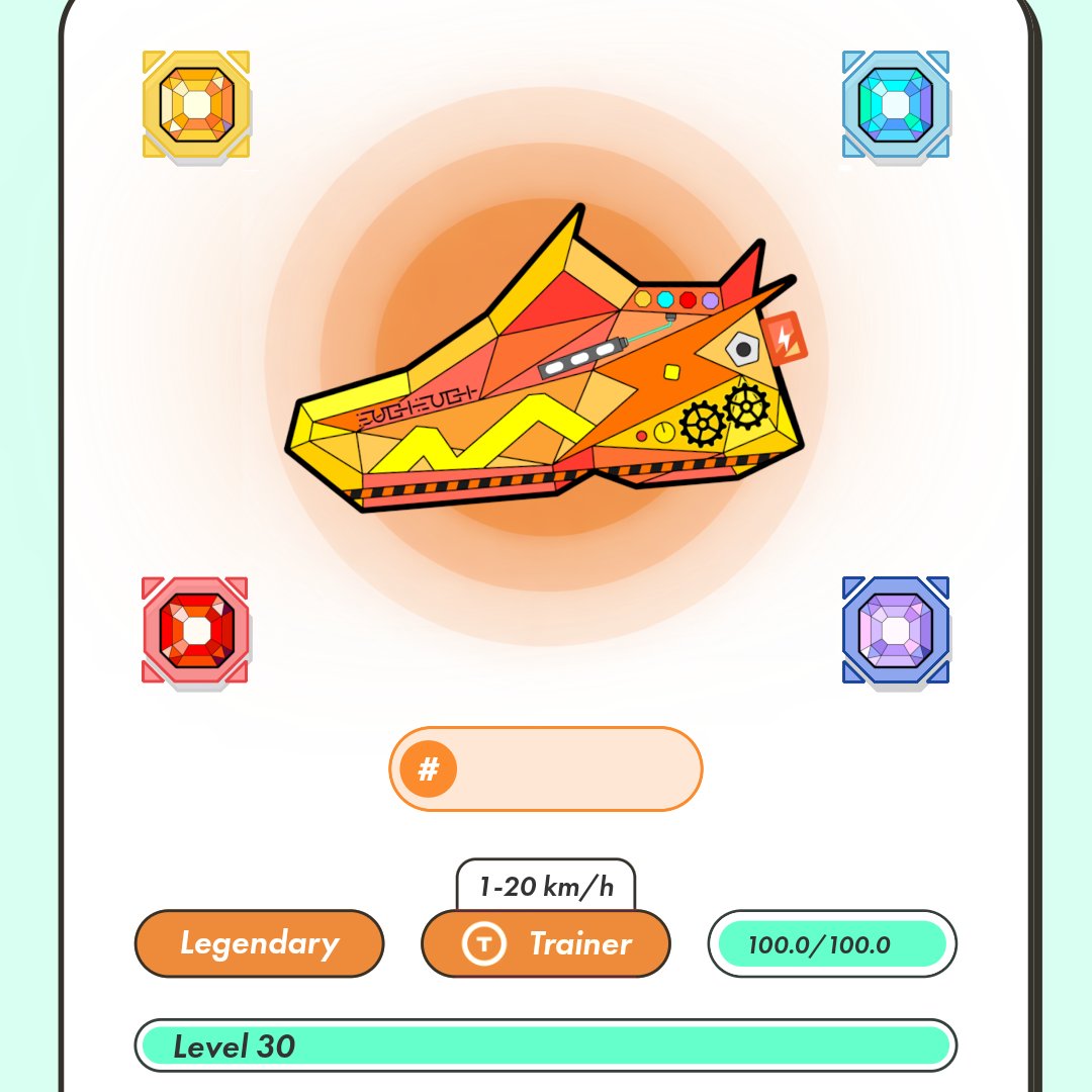 デザインしたレジェンダリーがゲーム内でどう見えるか妄想して楽しみたい人向けに、テンプレートを置いておきます🦆
#STEPN #STEPNLegendary