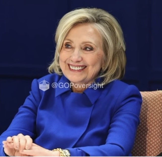 Hillary Clinton has bigger balls than James Comer could ever dream of having.

She ran circles around him, his ragtag bunch of dimwits, and did it with a smile on her face.

She wanted the media at her deposition.

He didn’t.

Now we know why.