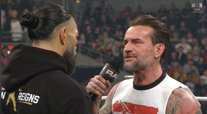 Mamba_81_24's tweet photo. @MrSantiZap Considering Triple H has announced more “new eras” than John Cena had shirt colorways, its nice to see 2 veterans get personal on the mic. I could get used to promos like this until WM. https://t.co/Kf44wru1wF