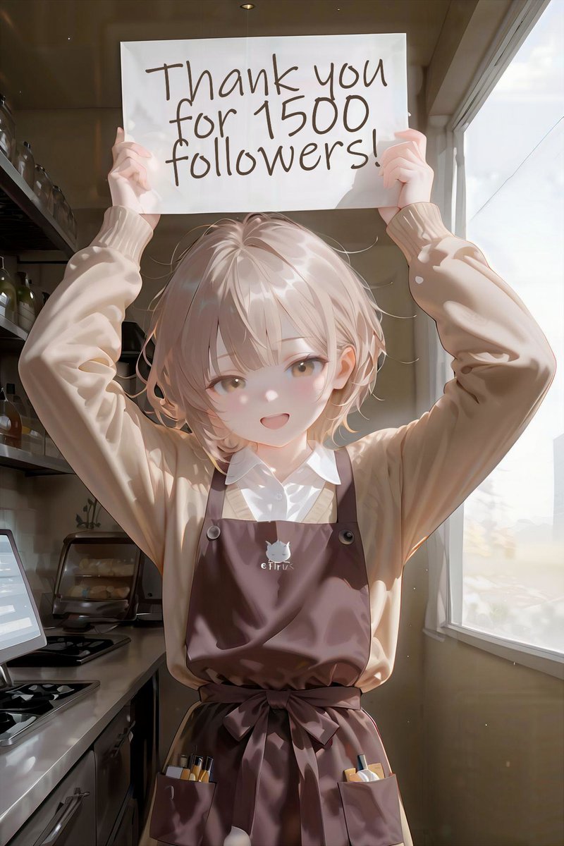 boutique_c19401's tweet photo. #AIイラスト 
おかげさまを持ちまして、3/1にpixivのフォロワー数が1500名を突破しました。ご支援ありがとうございます。

記念にお題箱を設置しました。
期限は2026/3/3～2026/3/8です。
https://t.co/zmM8v3EUkn
ご要望にすべてお応えできるかわかりませんが、その際はご了承ください。 https://t.co/Ut6bEmUVv3