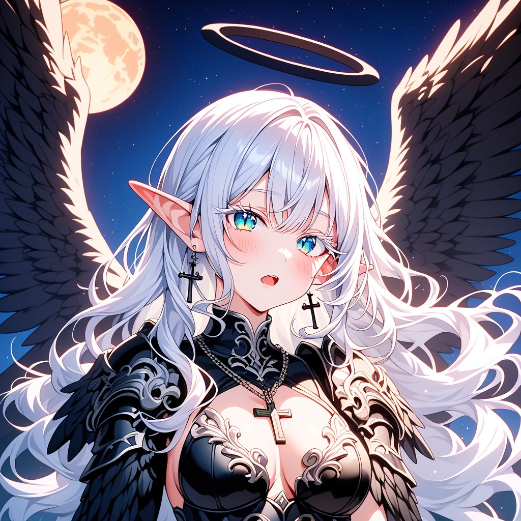 うちの子 #白髪 #天使 #ヴァルキリー #DaysAI #AIイラスト