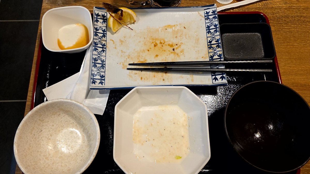 misturou's tweet photo. ごちそうさまでした！
#焼き鯖定食 https://t.co/ITf2ZT6vU5