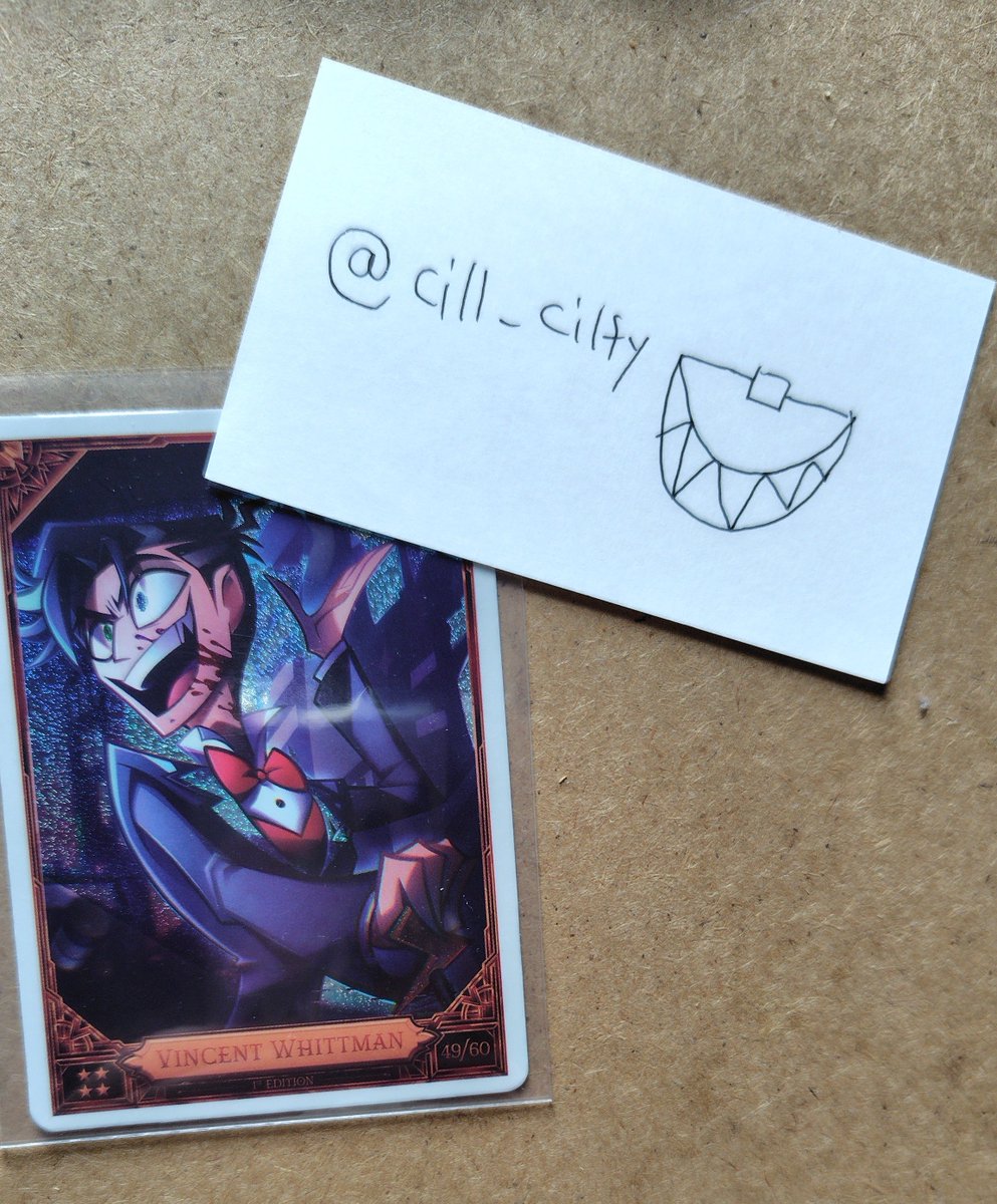 ゆる募】 ハズビン トレカ 交換 求）s1 No.3 ALASTOR Foil s2 No.23