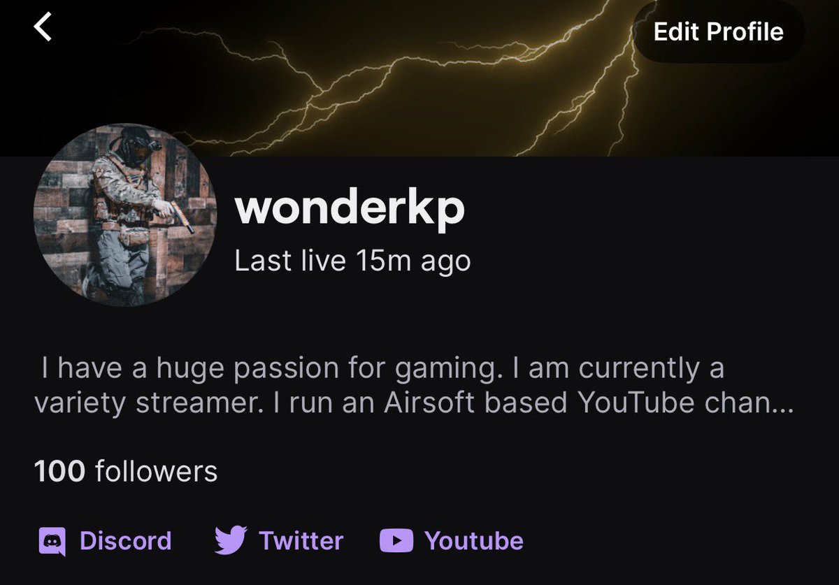wonderrkp's tweet photo. Blessed to hit 100 🙏🏼 #streamer https://t.co/YNXaNreyvt