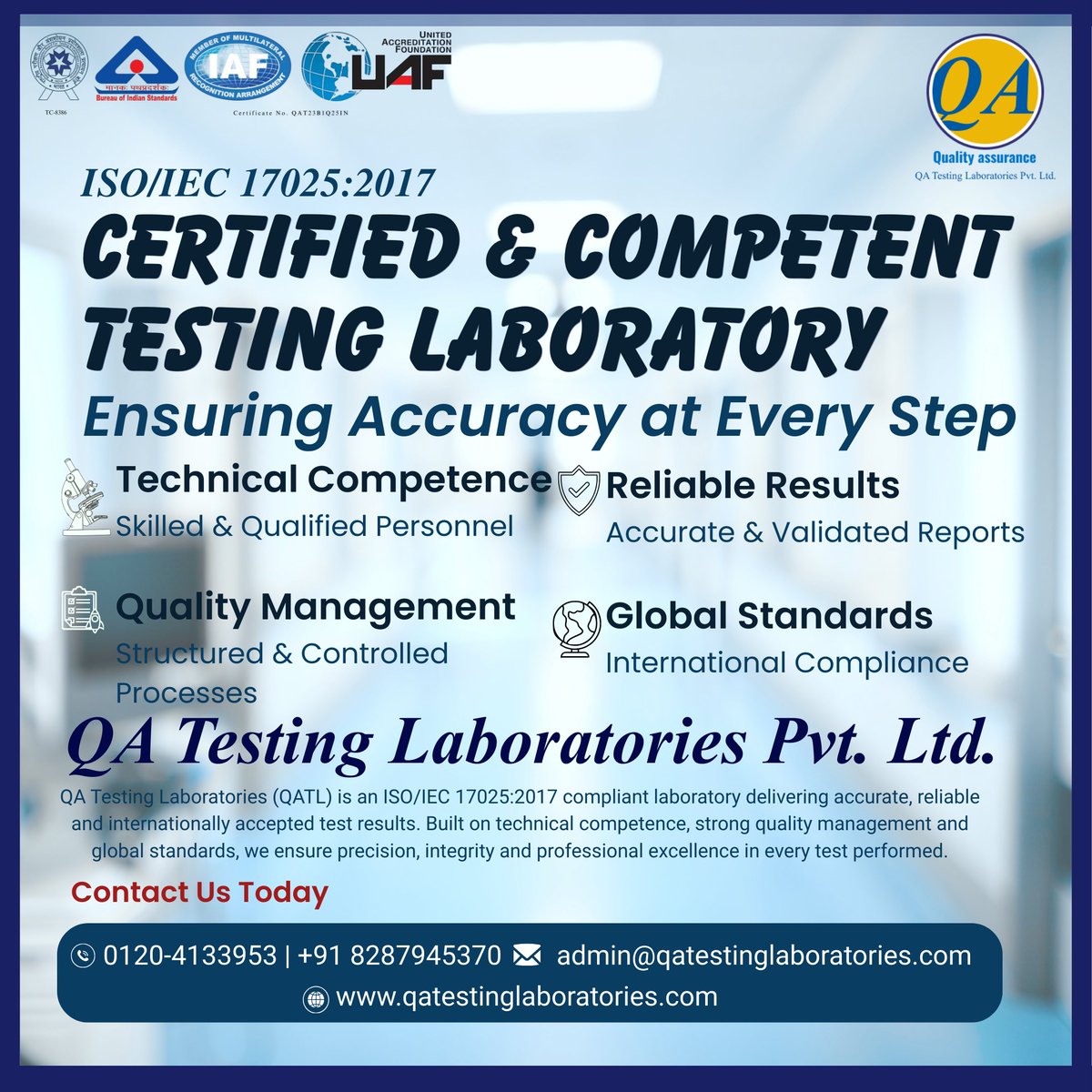 Lab Testing For Q&a QA Testing Laboratories Private Limited (@LaboratoriesQa) / Posts / X