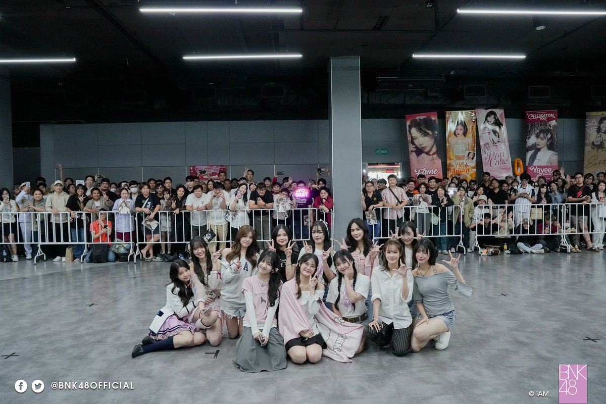 [3️⃣🎉] #BNK48_Celebration

ขอขอบคุณทุกท่านที่มาร่วมกิจกรรม BNK48 3rd Generation Special Single “Celebration” Fansign &amp; 2-Shot Event @ Union Co-Event Hall, Union Mall เมื่อวันที่ 22 กุมภาพันธ์ 2026 ที่ผ่านมาด้วยนะคะ

#UnionMall
#BNK483rdGeneration
#BNK48