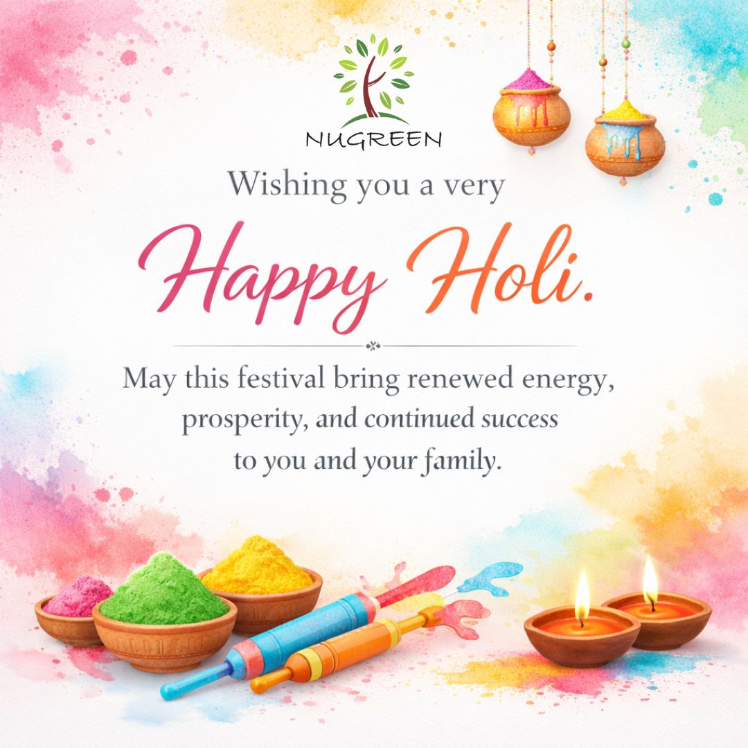 NugreenIndia's tweet photo. Wishing you and your loved ones a joyful Holi filled with success, harmony, and lasting prosperity. We value our association and look forward to continued collaboration.
#HappyHoli #FestivalOfColors #HoliCelebration 
#GreenBuilding  #DrainageSolutions #leadingindrainage https://t.co/E3Uvik6pLj