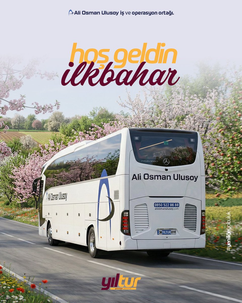 Hoş geldin ilkbahar! 🤩

İlkbahar mevsiminde de konforlu yolculuklar için biletleriniz aliosmanulusoy.com web sitesi, mobil uygulaması ve bilet satış noktalarında.