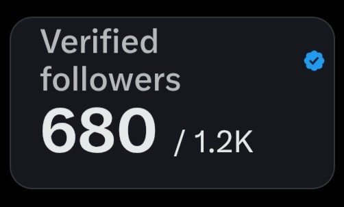 X account available for sale!

+1k followers!
+600 verified followers!

Kindly comment if you're interested!