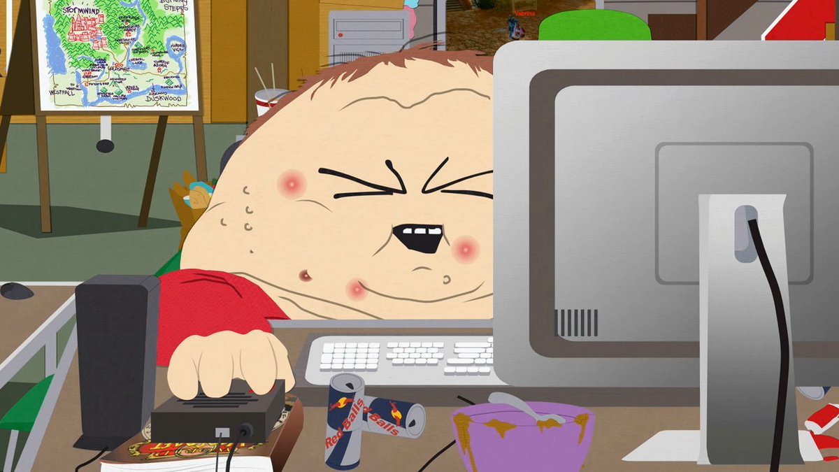 MOM!!  BATHROOM!!  Watch the classic "Make Love, Not Warcraft" here:  southpark.cc.com/episodes/hk2x6…

#warcraft #worldofwarcraft #midnight #wowtwt #playerhousing #housing #MMORPG #Throwback #SouthPark