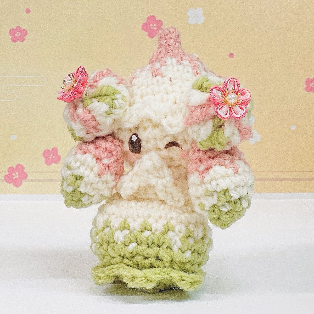 alcremie_Ruby's tweet photo. ひなまつりマホイップちゃん🍡🌸