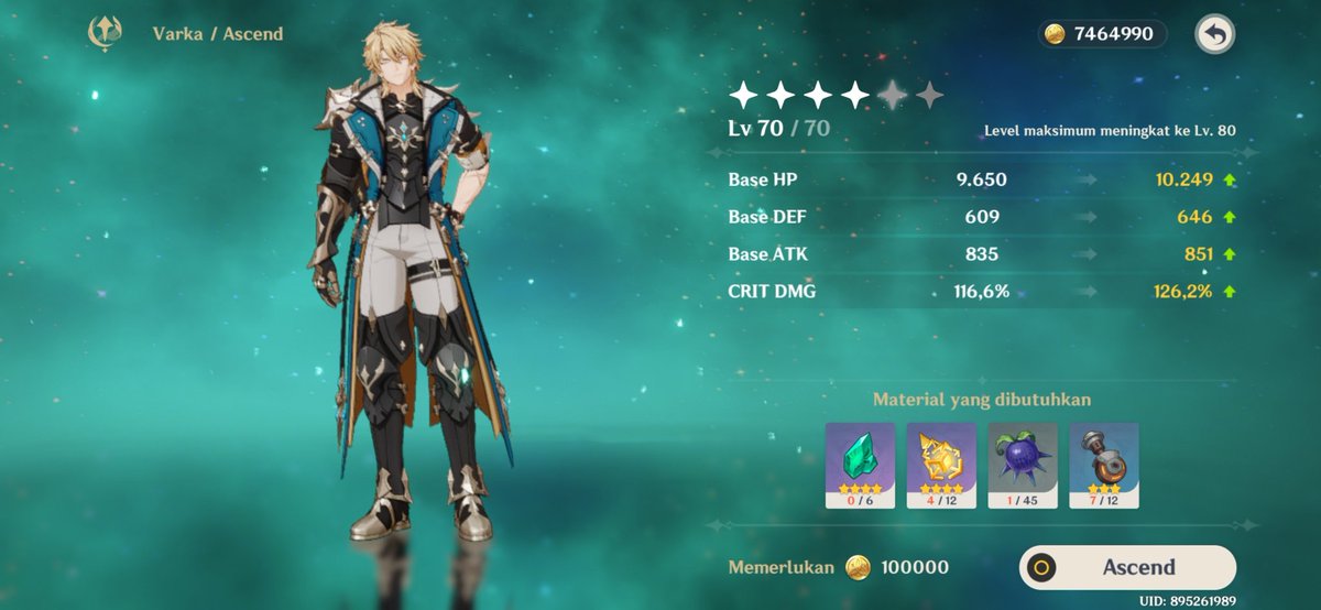 Ini up sampai lv 90 berapaan ya? Kondisi spt yg dilihat, krisis morawits tpi ada frag resin kok