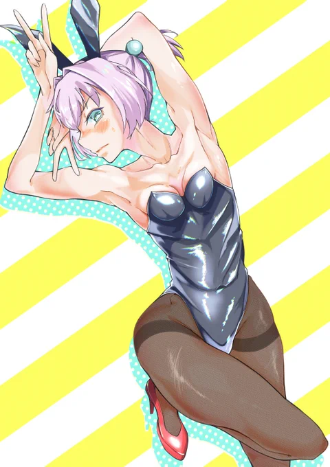 #うさぎの日 なんかそういうのらしいので、バニー艦これ