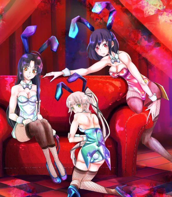#うさぎの日 なんかそういうのらしいので、バニー艦これ