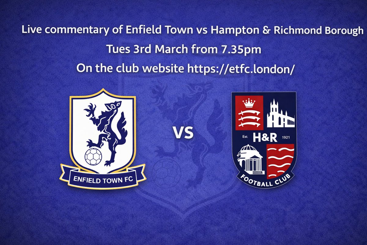 Enfield Town FC Commentary tweet media
