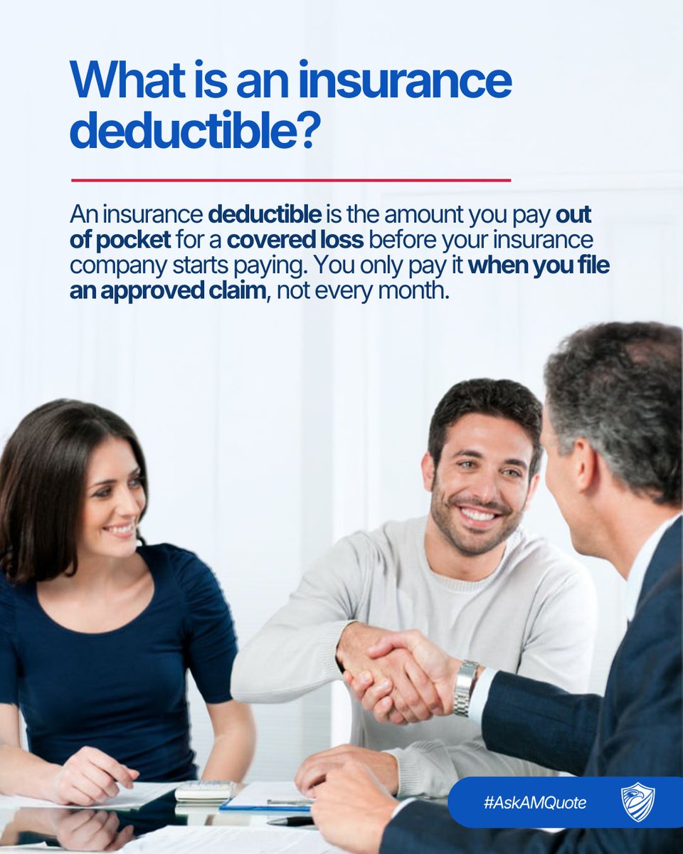 amquoteus's tweet photo. What is an insurance deductible? Not what you might think.

Read more: https://t.co/cEb4lh03TD

🔗 https://t.co/i5YeyrzEha https://t.co/98O8S5RUQw