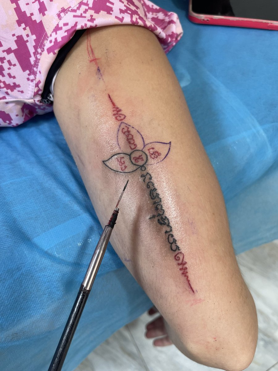 Monkhmersakyant's tweet photo. Siem Reap Sak Yant tattoo studio 🔥
Please, booking now (+855 87474899)
Thank you so much 😊 https://t.co/EibceGgZZ9