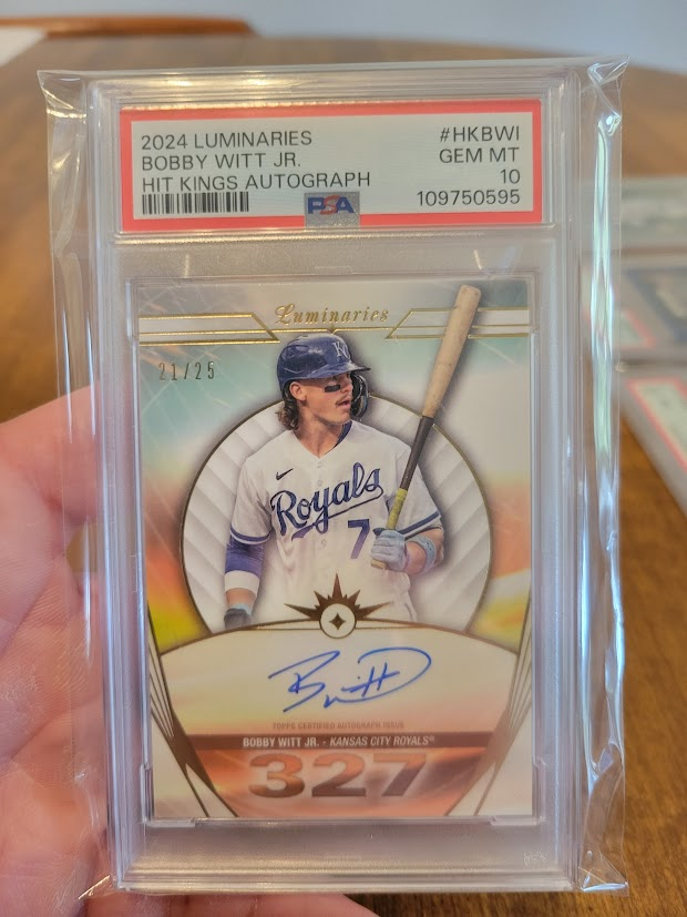 That was a sick auto of Witt I had....