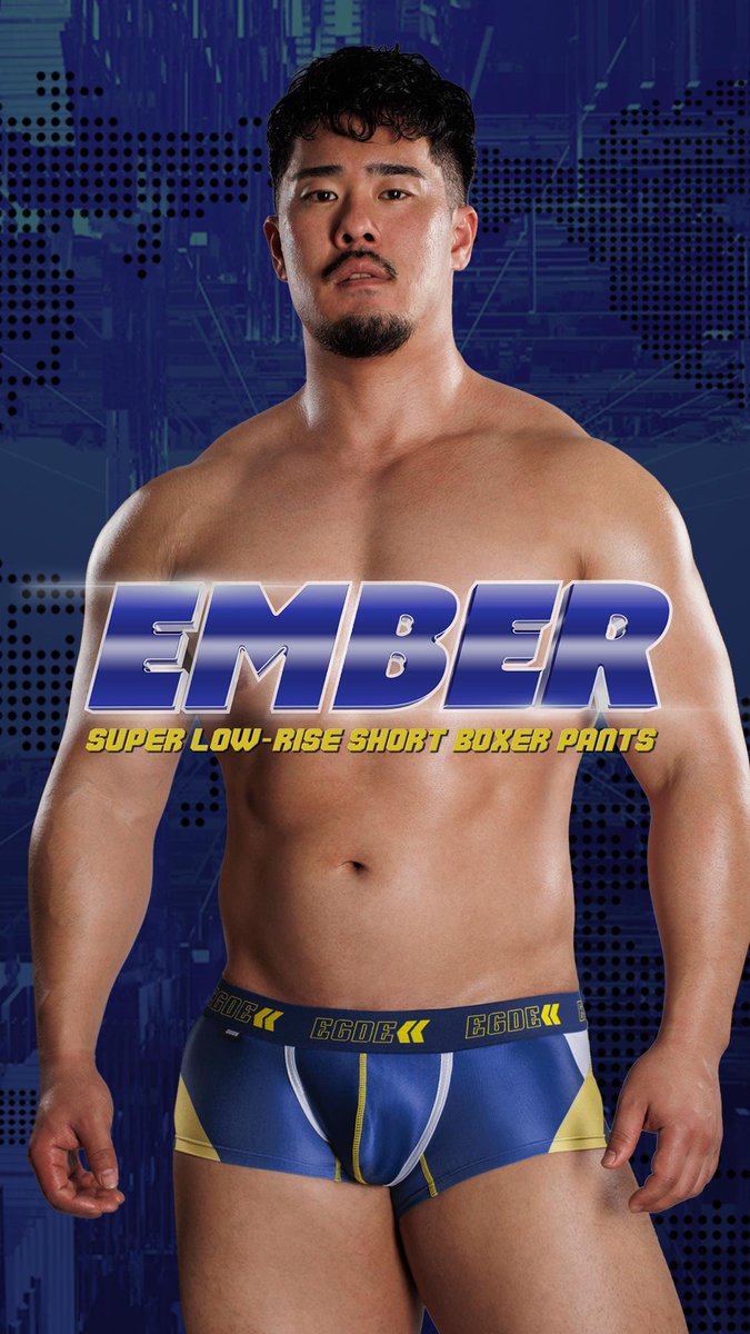 Sugi Muscle 青🟦 ️黄🟨 EMBER super low-rise short boxer pants 本日18時より発売開始⏰ Model @sugi ...