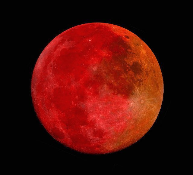 The moon turns red on March 3 in honor of Red Moon in Venus by Kali Uchis