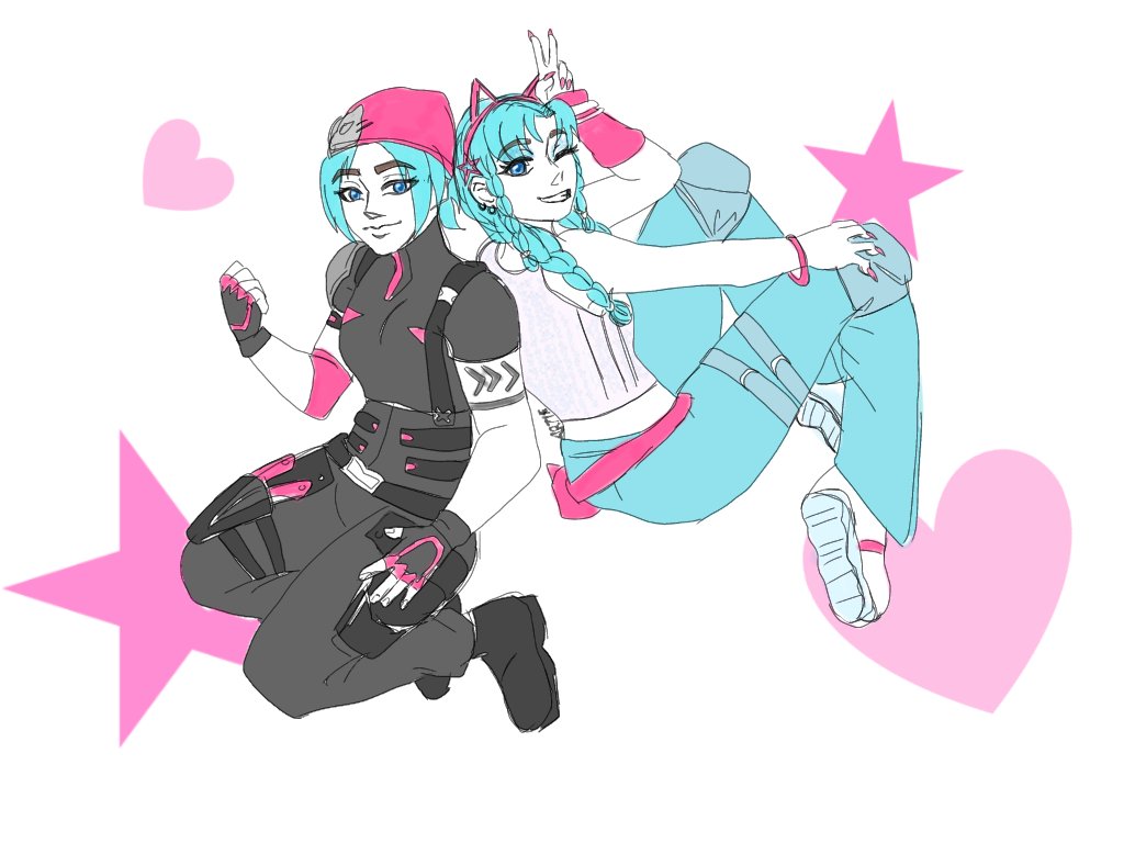 Reposting this older piece bc I still love them. The sistersssss

#fortnite #FortniteArt