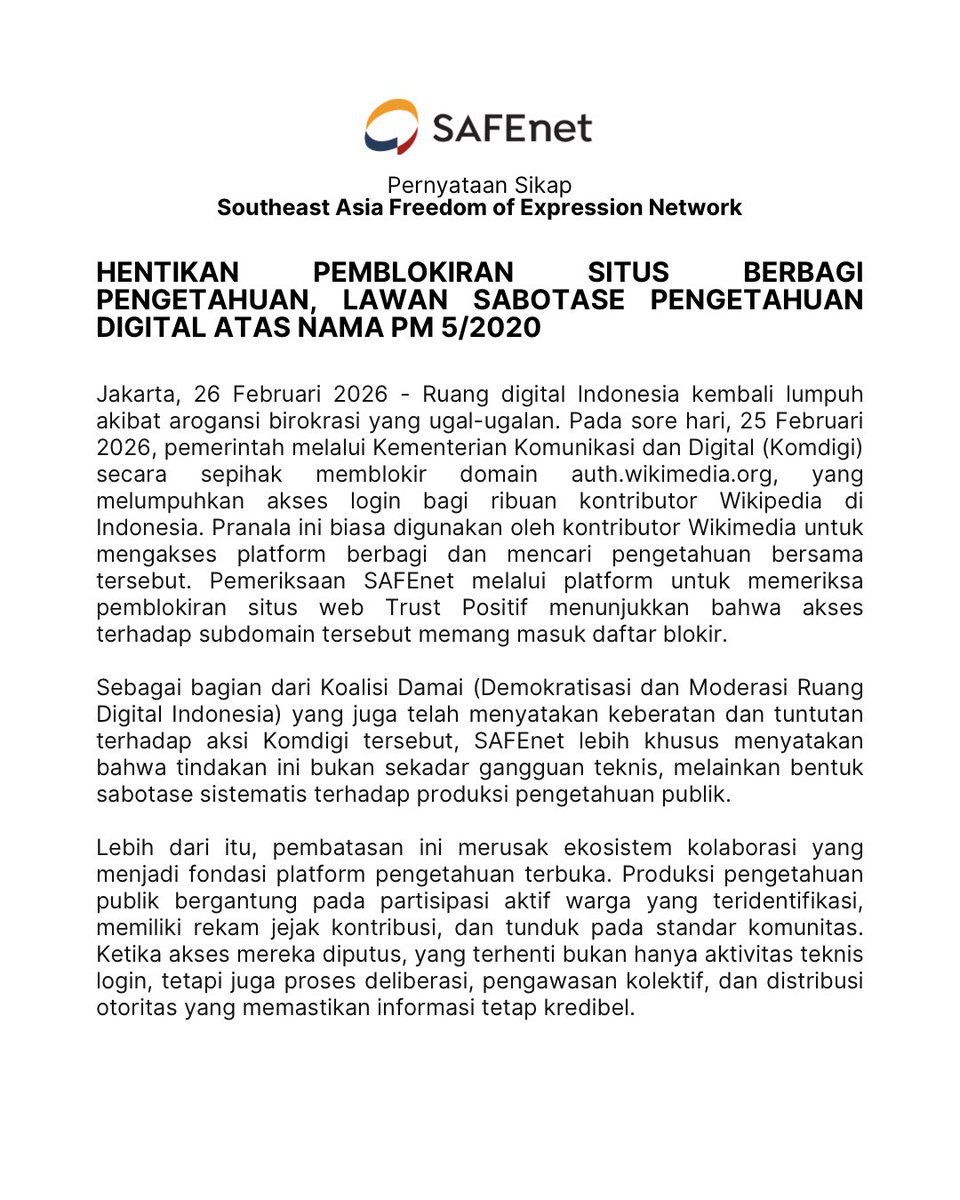 SAFEnet | Southeast Asia Freedom of Expression Net tweet media