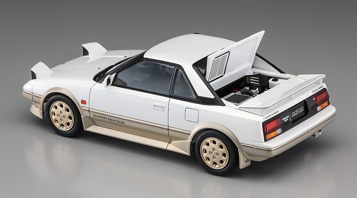 hasegawa_sales's tweet photo. 【4月再生産情報】

20604 1/24 トヨタ MR2 （AW11） 後期型 スーパーエディション（再販）

300台限定で販売された特別仕様車を再現！ 

2026年04月18日頃発売 ！
ご予約宜しくお願い致します。
https://t.co/UV1W0q616I
#ハセガワ #再生産 https://t.co/HFlPy12HiE