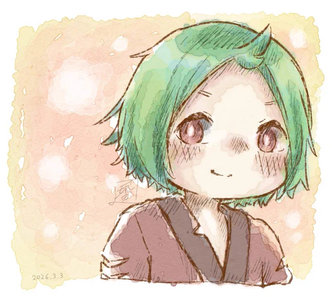 【FA】 もぐ。様の子 つぐなひの旅路[ルカ]くん 元気なキジムナーの子!すんごく可愛い子だっ!!!!!! #香辛料シナモン #香モンに描かせて