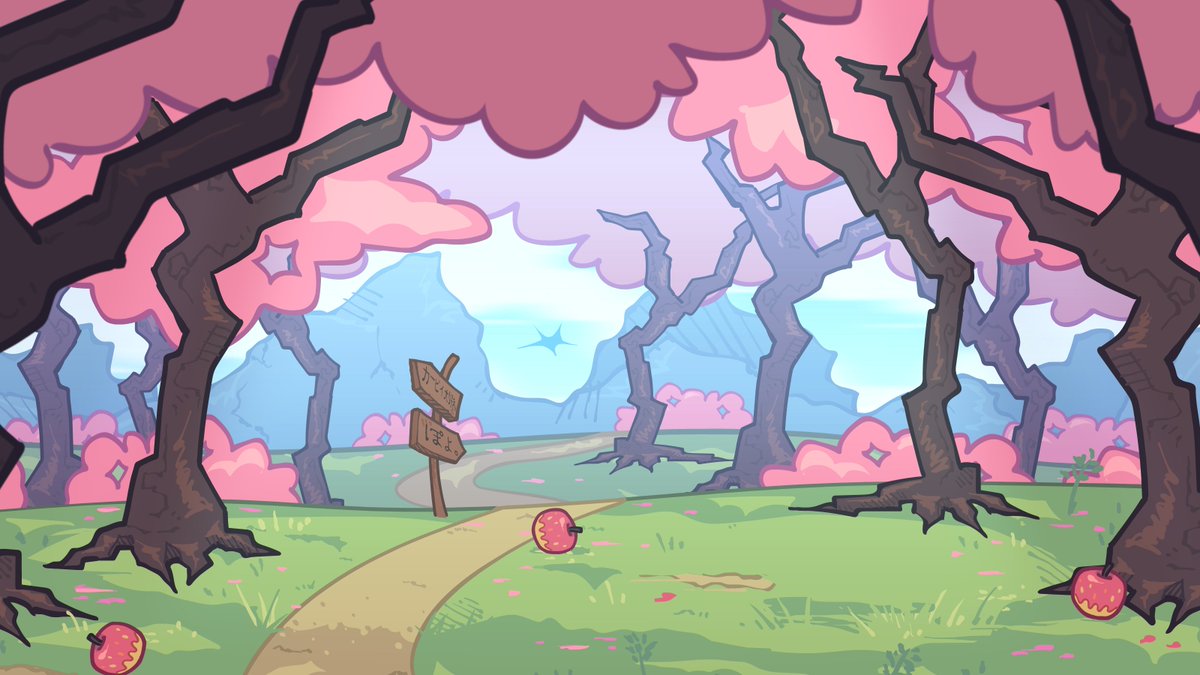 free to use bg i made. 
it's included with the .fla file
drive.google.com/drive/folders/…
Just don't forget to credit me if you use it