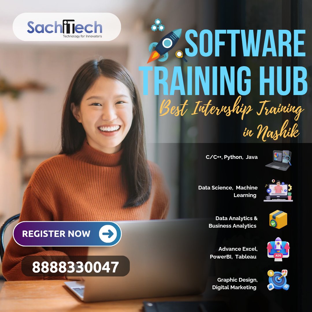 SachiTech_'s tweet photo. 🚀 Admissions Open 2026 | Don’t Compete. Dominate.
The IT industry rewards those who are skilled, confident, and industry-ready.
At SachiTech, Nashik, we train you to stand ahead — not just stand in line.
#sachitech #nashik https://t.co/nBqadQ8ITi