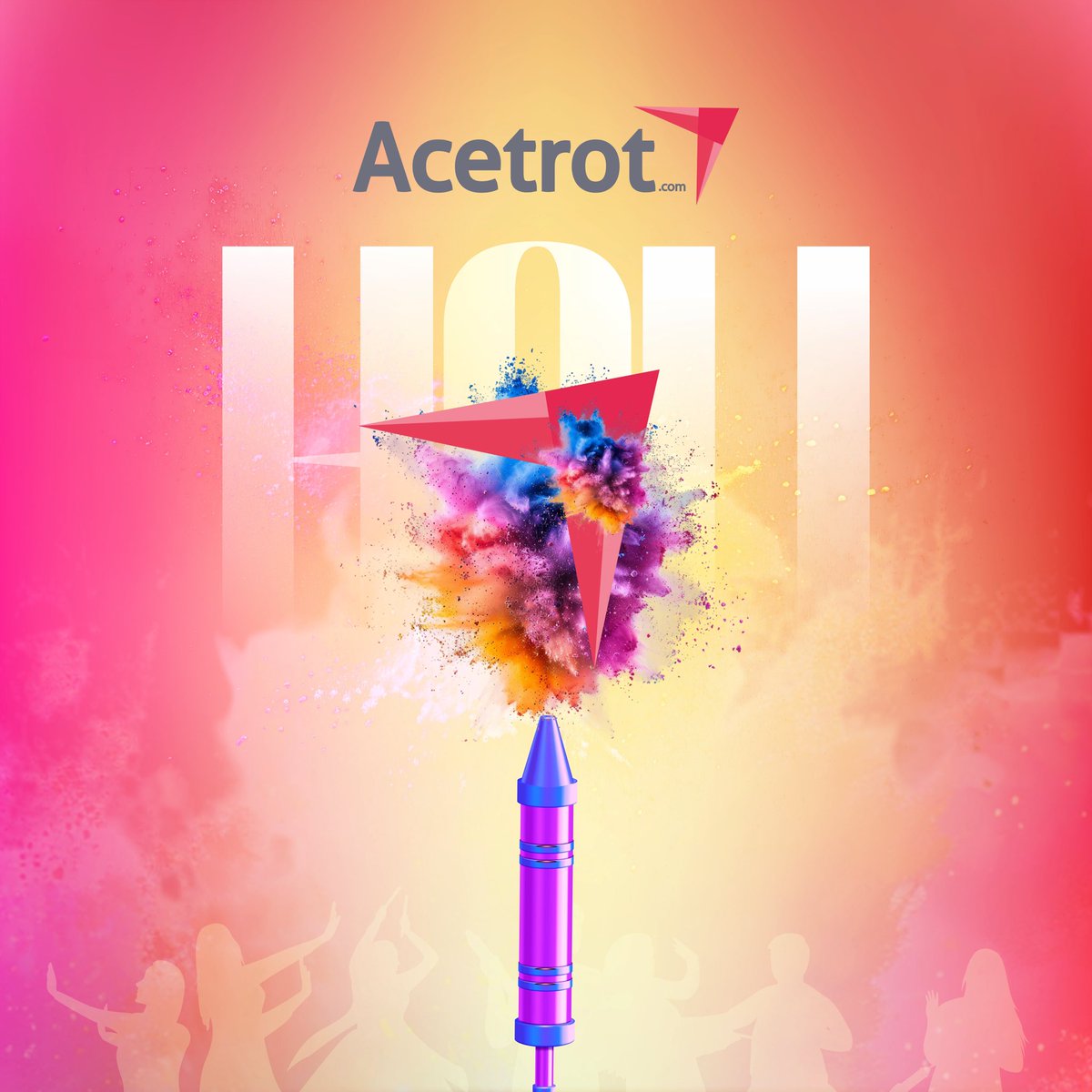 AcetrotDev's tweet photo. This Holi, don’t just play with colors.
Play with possibilities. 🎯

Let your brand burst into visibility &amp; growth.
At Acetrot, we create impact.

Happy Holi.

#HappyHoli #Acetrot #BrandAcceleration https://t.co/ZK0OfyGGHF