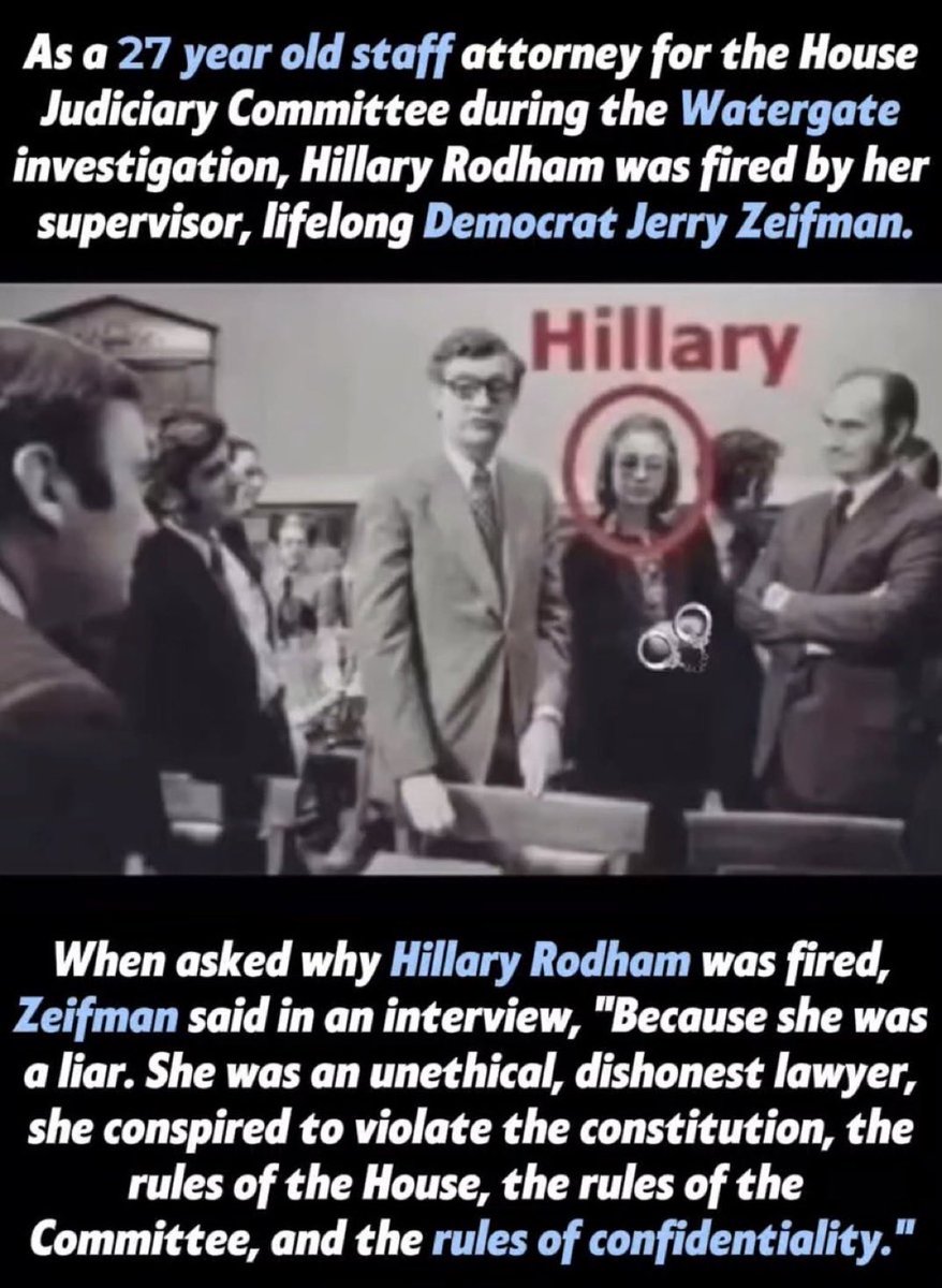 <a href="/WeAreWoke1776_3/">We Have It All</a> <a href="/LadieFandom/">🇺🇸 🕳️ 🐇</a> 0% chance she tells the truth. She’s proven to be an evil, deceitful person.