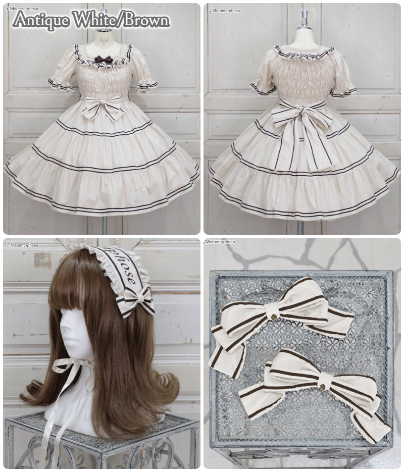 MetamorphoseEng's tweet photo. 💗⚓️COMING SOON⚓️💗
Sailor Collection 2026
https://t.co/ld7Sq6C0SP
- Shirring Tiered Sailor OP
- Headdress
- Ribbon Clips
colors: Khaki/Black, Antique White/Brown, Black/Off White
*Limited quantity
#sailordress #sailorcollection #sailorlolita
#metamorphose #mtdf #Lolitafashion https://t.co/ZLYJAI3qfm
