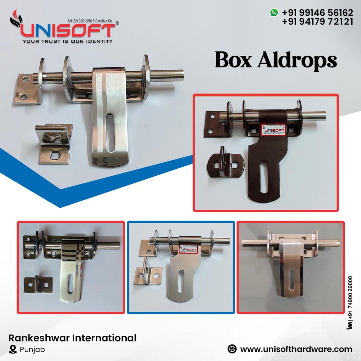 ibais_hardware's tweet image. RANKESHWAR INTERNATIONAL - PUNJAB

For enquiry via WhatsApp click:
ibais.biz/9914656162

Mr. Suksham Modi : +91 99146 56162
#hardwarecollection #aldrop #doors #doorfitting #doorhandle #handlehardware #doorstopper #towerbolt #architecturalhardware   
.
@ibais_hardware