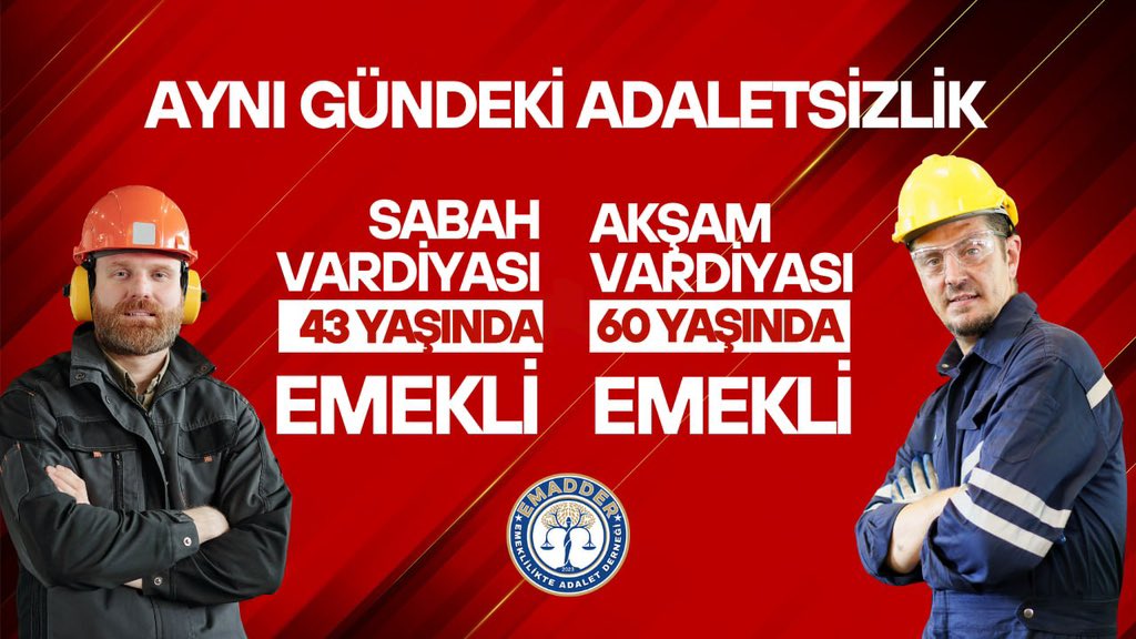 <a href="/szctelevizyonu/">SÖZCÜ Televizyonu</a> <a href="/ddilanpolatt/">Dilan Polat</a> <a href="/nedimbyh/">Nedim Bayhan</a> 3 Mart’ta bir imza atıldı,
bir kesim rahatladı, bir kesim yıllarca beklemeye mahkûm edildi.

Aynı emeğe farklı kader yazmak adalet değildir. Biz susmadık, susmayacağız.
Bu mücadele hak yerini bulana kadar sürecek.

<a href="/ddilanpolatt/">Dilan Polat</a>
<a href="/nedimbyh/">Nedim Bayhan</a>
<a href="/szctelevizyonu/">SÖZCÜ Televizyonu</a> 
<a href="/EmadDernegi/">EMEKLİLİKTE ADALET DERNEĞİ ⚖️</a>