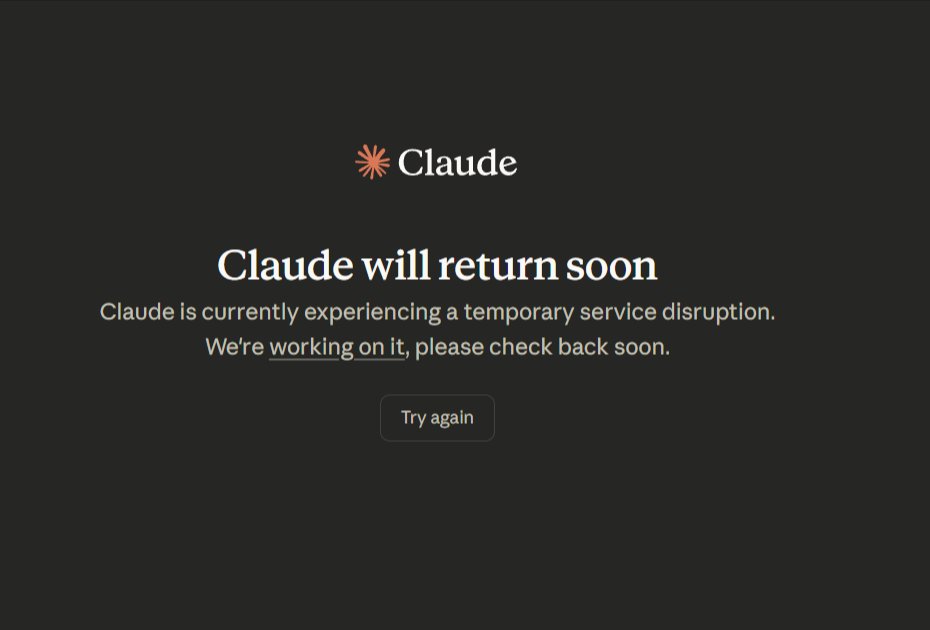 Claudeさん、いつ頃復活しますか？